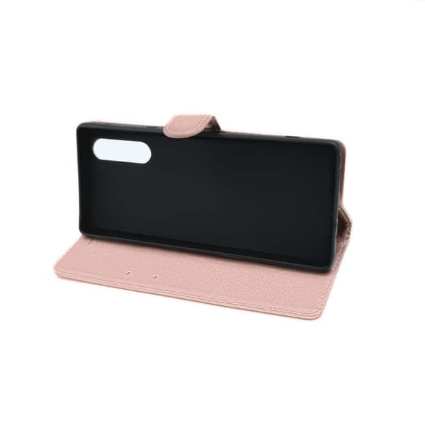 Sony Xperia 5 Plånboksfodral med Stativ - Rosa