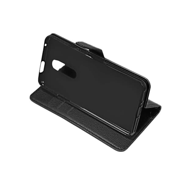 OnePlus 7 Pro Plånboksfodral med Stativ - Svart