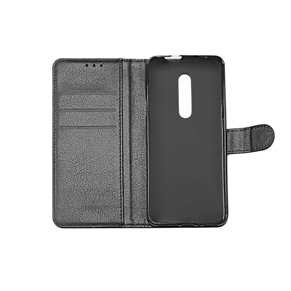 OnePlus 7 Pro Plånboksfodral med Stativ - Svart