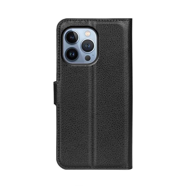 iPhone 14 Pro Max Plånboksfodral med Stativ - Svart