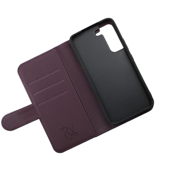Samsung Galaxy S22 Plånboksfodral Magnet Rvelon - Mörklila