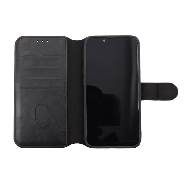 iPhone 13 Pro Plånboksfodral Magnet Rvelon - Svart