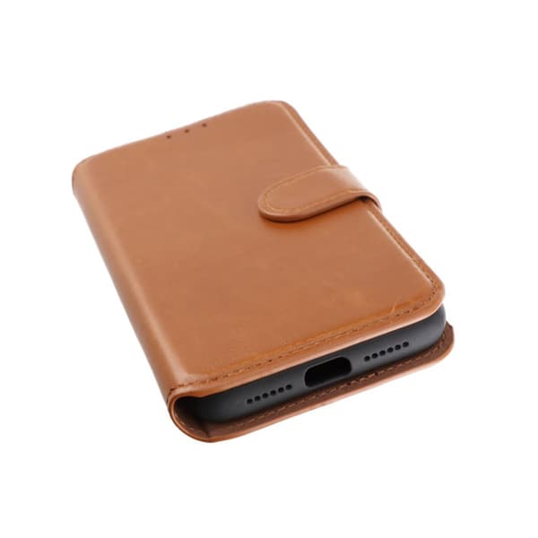 iPhone 11 Plånboksfodral Magnet Rvelon - Guldbrun