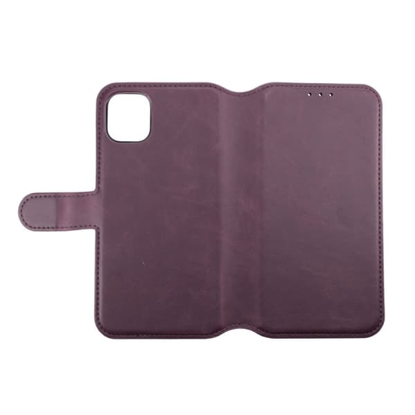 iPhone 11 Plånboksfodral Magnet Rvelon - Mörklila