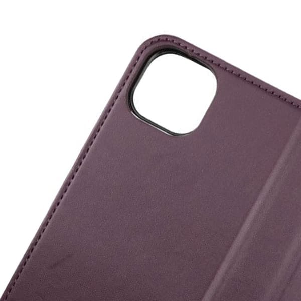 iPhone 12/12 Pro Plånboksfodral Magnet Rvelon - Mörklila