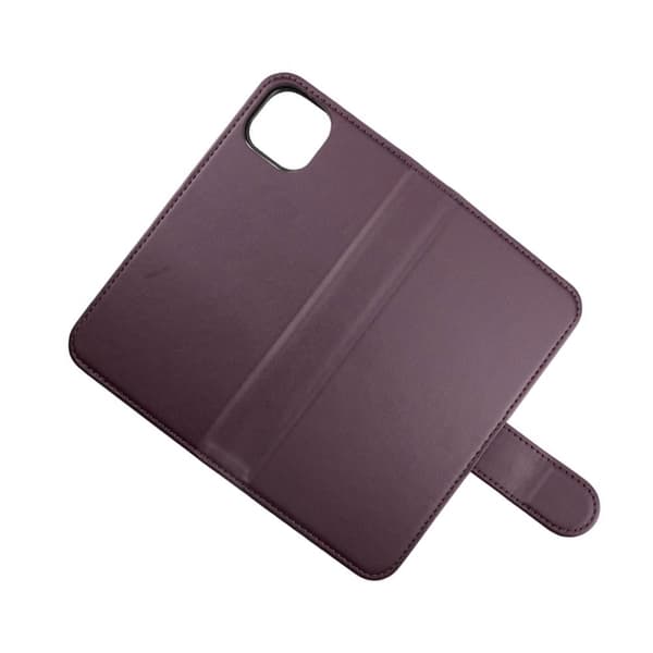 iPhone 12/12 Pro Plånboksfodral Magnet Rvelon - Mörklila
