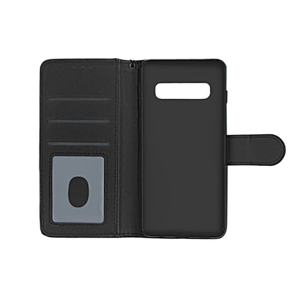 Samsung Galaxy S10 Plånboksfodral med Stativ - Svart