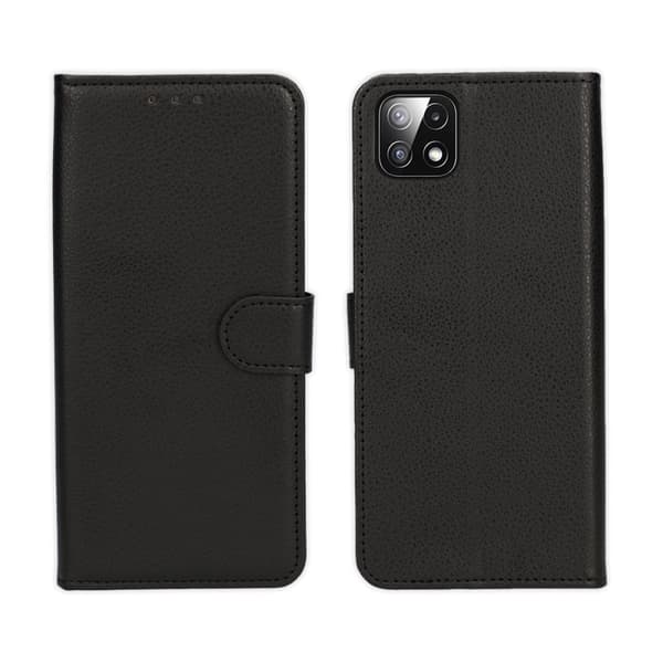 Samsung Galaxy A22 5G Plånboksfodral med Stativ - G-SP Svart