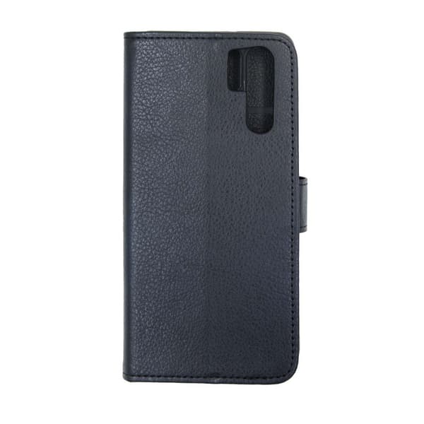 Huawei P30 Pro Plånboksfodral med Stativ & Kortfack - Svart