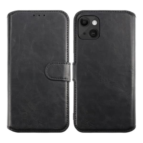 iPhone 13 Plånboksfodral Magnet Rvelon - Svart