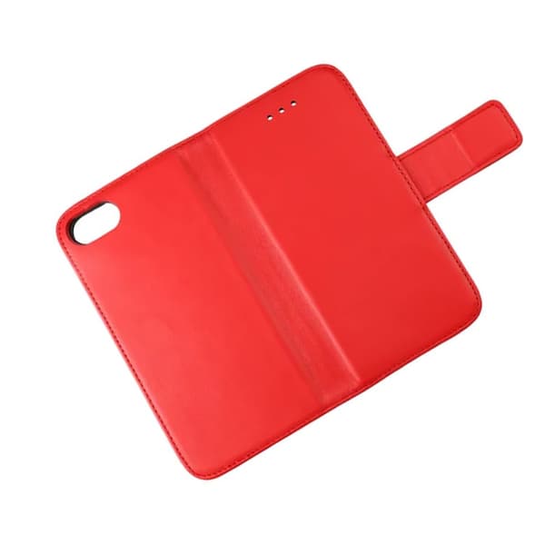 iPhone 7/8/SE (2020/2022) Plånboksfodral Läder Rvelon - Röd