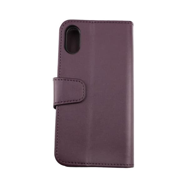iPhone X/XS Plånboksfodral Extra Kortfack Rvelon - Mörklila