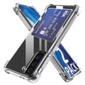Miniatyrbild 6 av 11: Samsung Galaxy S21 1 Set Skal med Korthållare & Mjukt Skärmskydd