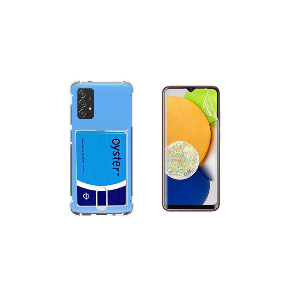 Samsung Galaxy A13 4G Skal med Korthållare & Hydrogel Skärmskydd