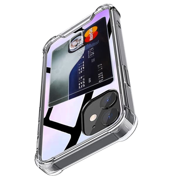 Skal med Korth�llare & Hydrogel Sk�rmskydd iPhone 12 Mini