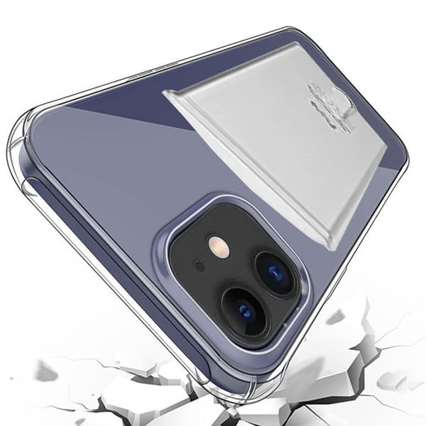 Skal med Korth�llare & Hydrogel Sk�rmskydd iPhone 12 Mini