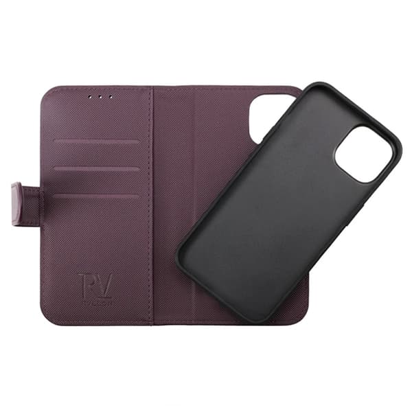iPhone 14 Pro Plånboksfodral Magnet Rvelon - Lila