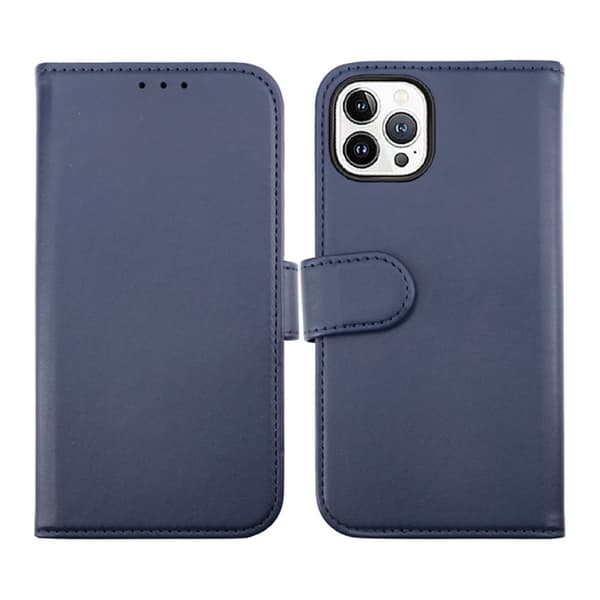 iPhone 14 Pro Max Plånboksfodral Magnet Rvelon - Blå
