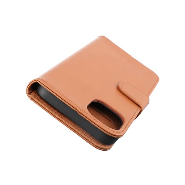 iPhone 14 Plus Plånboksfodral Extra Kortfack Rvelon - Brun