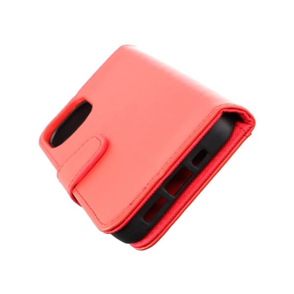 iPhone 14 Plånboksfodral Extra Kortfack Rvelon - Röd