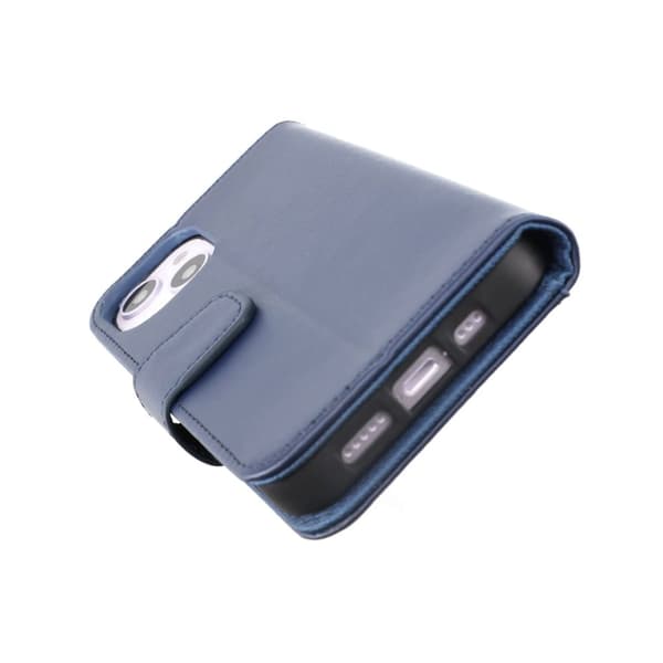 iPhone 14 Plånboksfodral Extra Kortfack Rvelon - Blå