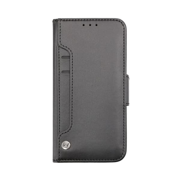 iPhone 14 Pro Max Plånboksfodral Extra Kortfack Rvelon - Svart