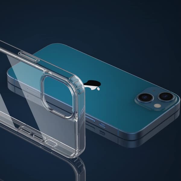 iPhone 14 Stöttåligt Skal Rvelon - Transparent