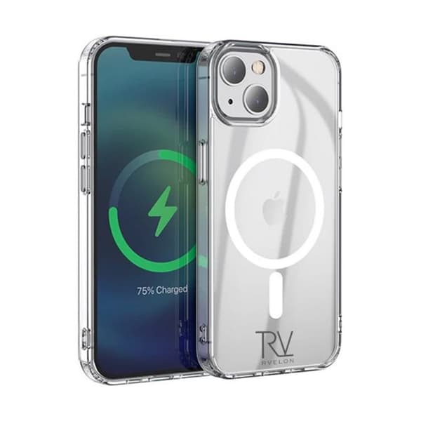 iPhone 14 Stöttåligt Skal Rvelon MagSafe - Transparent