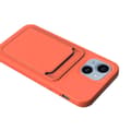 Miniatyrbillede 4 af 4: iPhone 14 Plus Silikonskal med Korthållare - Orange