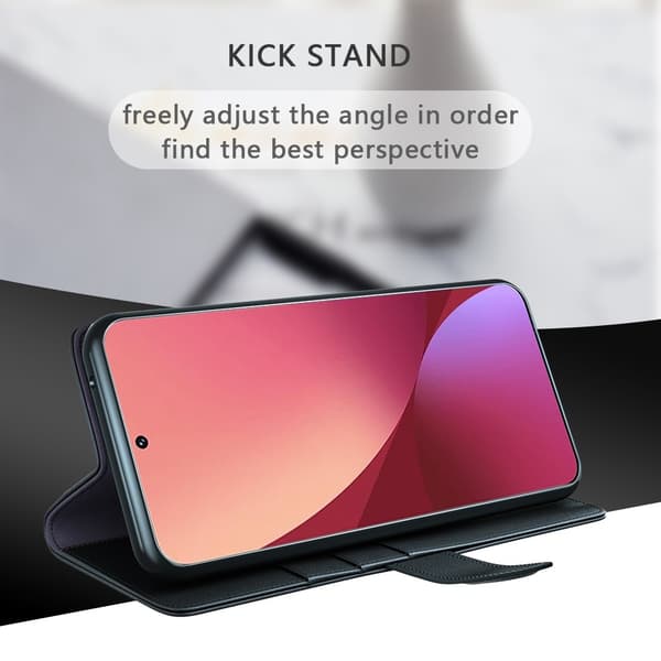 Äkta Läderfodral Xiaomi 12 Brun