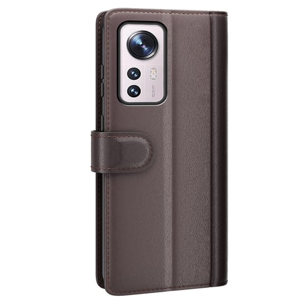 Äkta Läderfodral Xiaomi 12 Brun