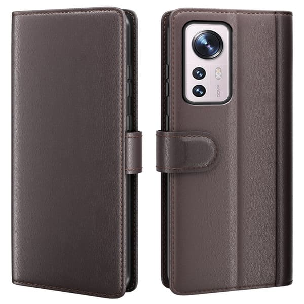 Äkta Läderfodral Xiaomi 12 Brun
