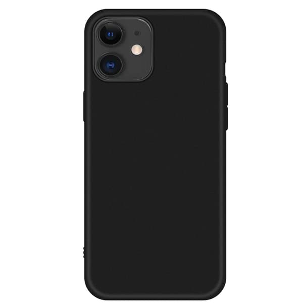 Mattbehandlat Silikonskal & Mjukt Skärmskydd iPhone 12 Pro