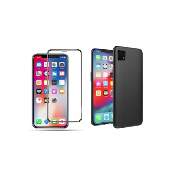 iPhone 11 - Mattbehandlat Silikonskal & 2.5-D Skärmskydd