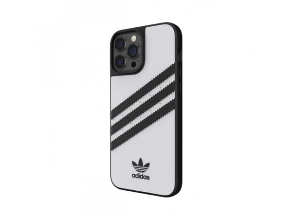 Deksel Adidas ELLER støpt PU iPhone 13 Pro Max 6.7 hvit / hvit 47143