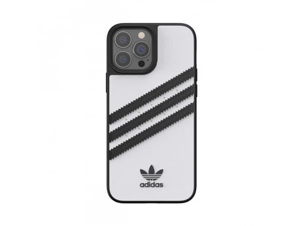 Deksel Adidas ELLER støpt PU iPhone 13 Pro Max 6.7 hvit / hvit 47143