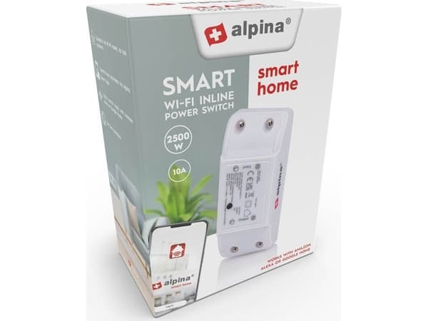 Alpina - Trådbunden smart switch 230 V 10 A