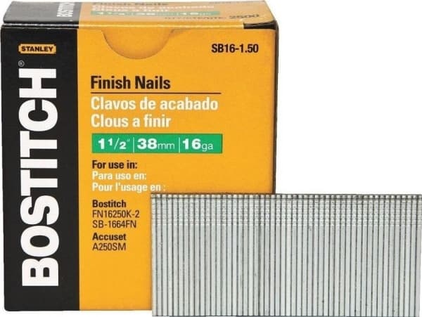 Bostitch Nails 16GA/38 2500 pcs.