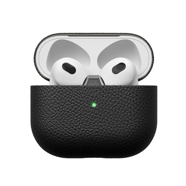 PodSkinz Airpods 3 Skal Artisan Series Läder - Svart