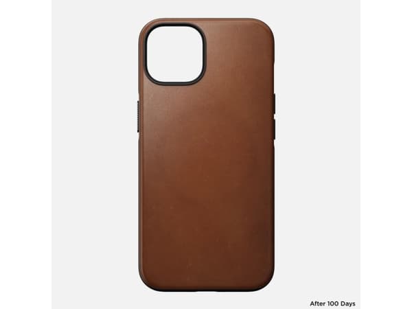 Nomad Modern, Omslag, Apple, iPhone 14, 15,5 cm (6.1"), Brun