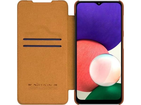 Nillkin NILLKIN QIN BOOK LEATHER ETUISE SAMSUNG GALAXY A22 4G BRONZE standard