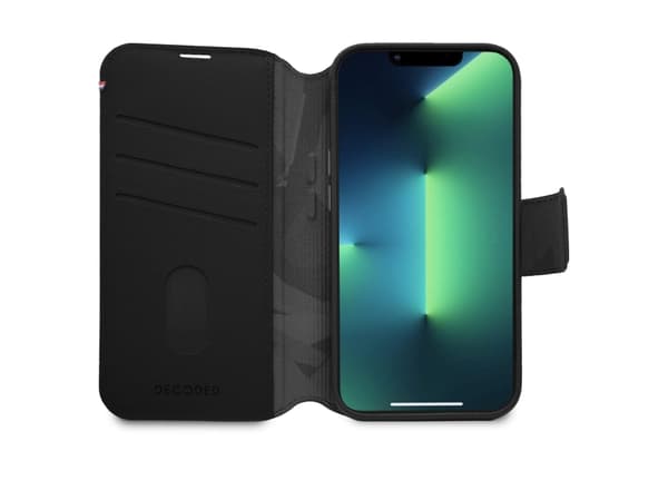 Decoded D23IPO14MDW5BK, Plånbok, Apple, iPhone 14 Plus, 17 cm (6.7"), Svart