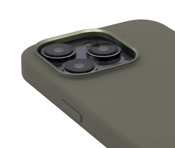 Decoded - suojakotelo iPhone 14 Pro Max -puhelimelle, joka on yhteensopiva MagSafen kanssa (oliivi)