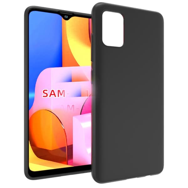 Samsung Galaxy A71 - Mattbehandlat Tunt Skal & Skärmskydd