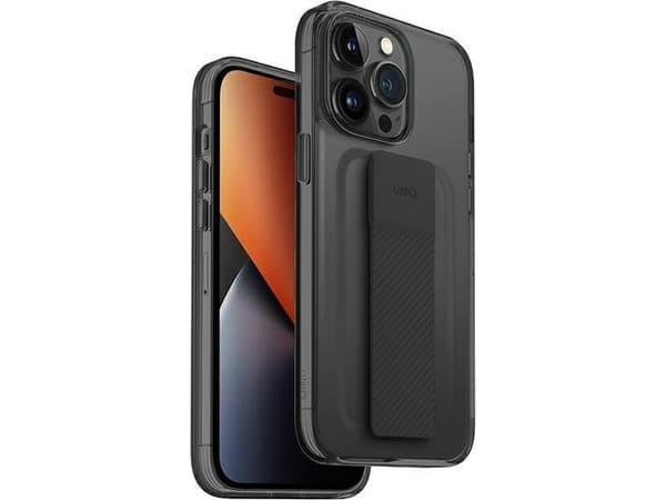 Deksel Uniq UNIQ Deksel Heldro Mount iPhone 14 Pro Max 6,7 "grå / damp røyk