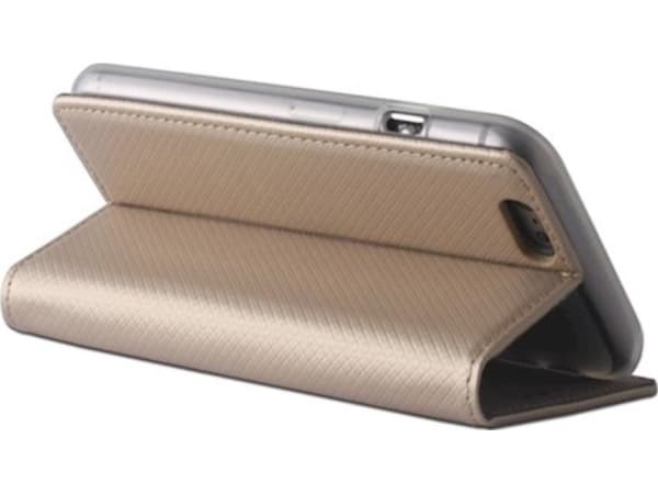 TelForceOne Etui Smart Magnet do iPhone 13 Pro Max 6,7" złote