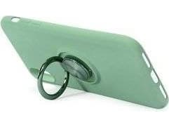 SILICONE RING CASE XIAOMI REDMI NOTE 9 5G 2021 GREEN standard