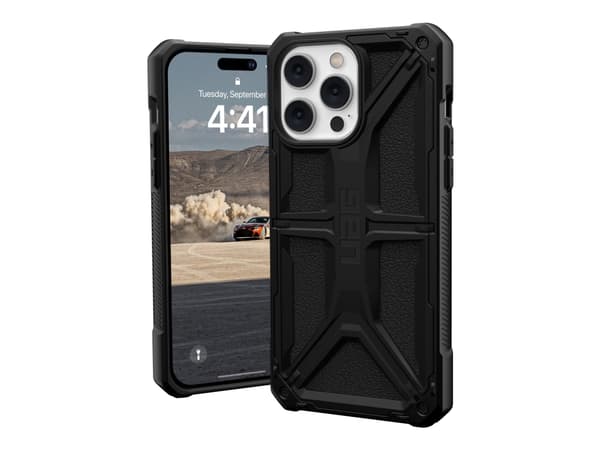 Urban Armor Gear Monarch, Suojus, Apple, Iphone 14 Pro Max, 17 cm (6.7"), Musta