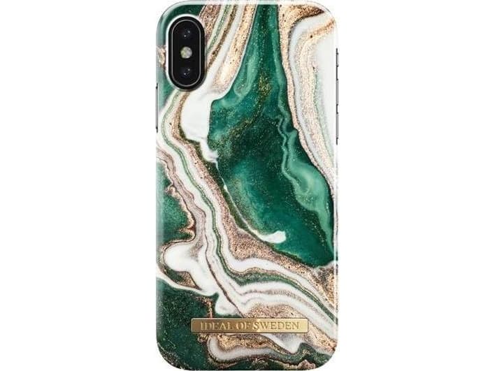 iDeal Of Sweden CASE ETUI iDEAL OF SWEDEN IDFCAW18-18-98 GOLDEN JADE MARBLE IPHONE X/XS