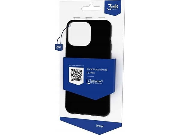 3MK Matt Case, Hårt fodral, Apple, iPhone 14, 15,5 cm (6.1"), Svart